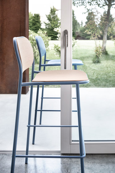 Metis Wood 0179-LE stool | Sgabelli bancone | TrabÀ