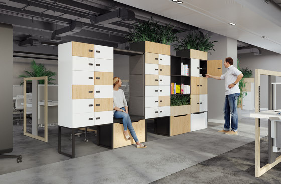 Hushoffice | Agile Office | HushLock office lockers and cabinets | Armadi | Hushoffice