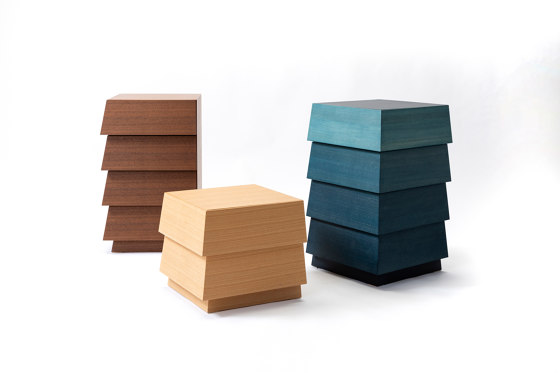 Motobayashi | Cartesia drawer Walnut 4 rows | Cabinets | Hiyoshiya