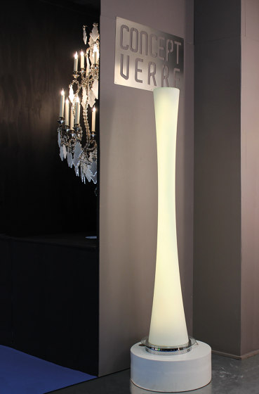 Prométhée floor lamp | Lampade piantana | Concept verre