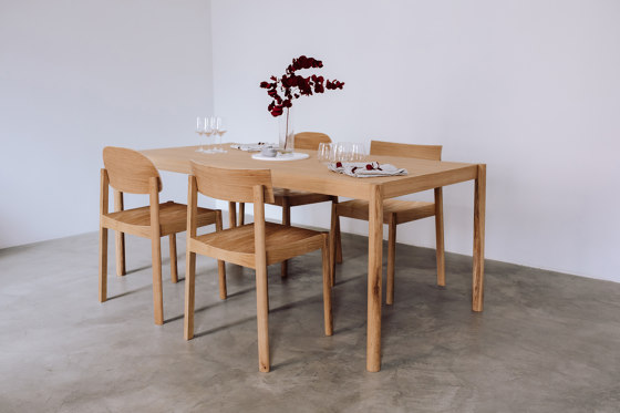Table à manger Citizen, 85x85cm, huile naturelle | Tables de repas | EMKO PLACE