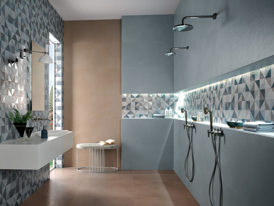 Milano Mood Ghiaccio Macromosaico Satin 30X30 | Ceramic tiles | Fap Ceramiche