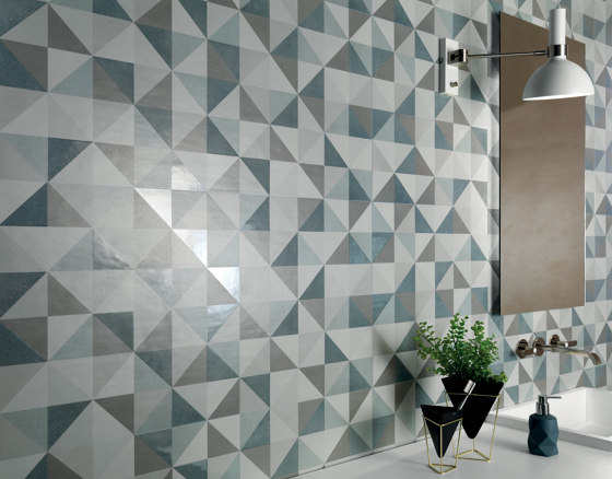 Milano Mood Nebbia Macromosaico Satin 30X30 | Ceramic tiles | Fap Ceramiche