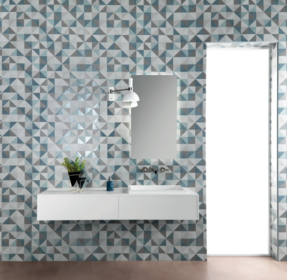 Milano Mood Nebbia Macromosaico Satin 30X30 | Ceramic tiles | Fap Ceramiche
