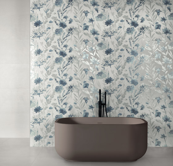 Milano Mood Flower Cipria 50X120 | Ceramic tiles | Fap Ceramiche