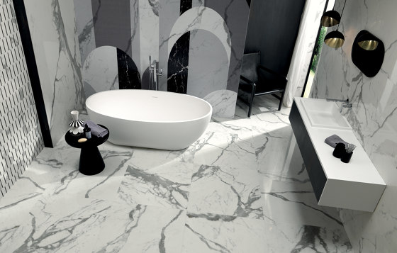 Roma Gold Carrara Superiore Brillante 80X80 | Ceramic tiles | Fap Ceramiche