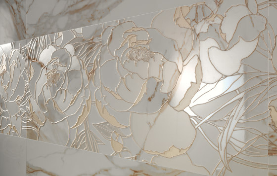 Roma Gold Onice Neve Brillante 60X120 | Keramik Fliesen | Fap Ceramiche