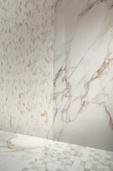 Roma Gold Onice Neve Brillante 120X120 | Ceramic tiles | Fap Ceramiche