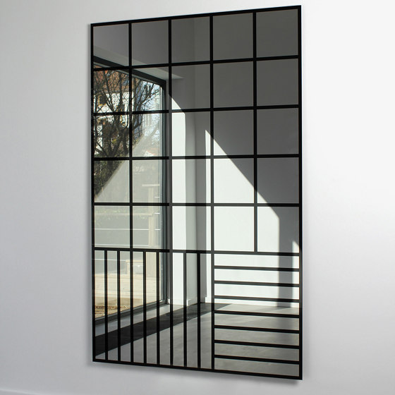 Grid Black | Spiegel | Deknudt Mirrors