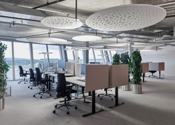 Ceiling Panel Round Web | Ceiling panels | IMPACT ACOUSTIC