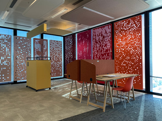 Standing Partition Motus | Privacy screen | IMPACT ACOUSTIC