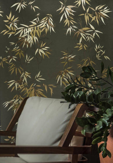 Bambous Doré | Revestimientos de paredes / papeles pintados | ISIDORE LEROY