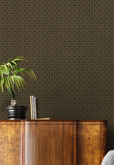 Géo Vert d'Automne | Wall coverings / wallpapers | ISIDORE LEROY