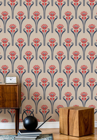 Tulipes Aqua | Revestimientos de paredes / papeles pintados | ISIDORE LEROY