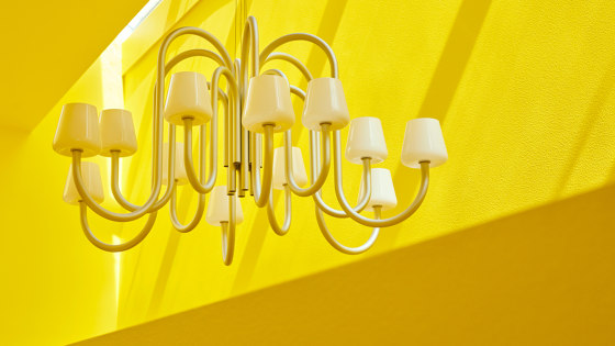 Apollo Chandelier 6 arm | Kronleuchter | HAY