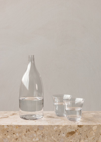 Strandgade, Drinking Glass (2pcs), H14 | Clear | Glasses | Audo Copenhagen
