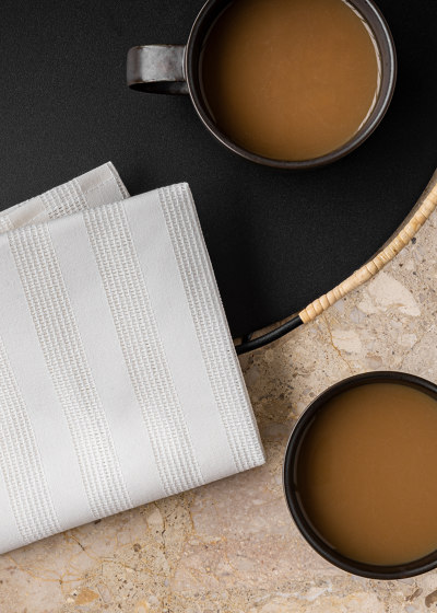 Graphium Tea Towel, 40 X 64 | Ecru / White, 2-pack | Dining-table accessories | Audo Copenhagen
