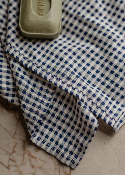 Troides Tea Towel, 40 X 67 | Burnt Sienna / White, 2-pack | Accessoires de table | Audo Copenhagen