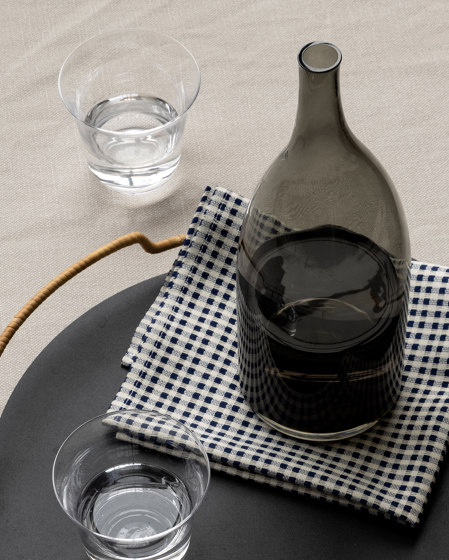 Troides Tea Towel, 40 X 67 | Indigo / White, 2-pack | Dining-table accessories | Audo Copenhagen
