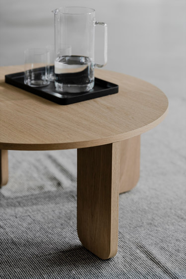 Kuvu Coffee Table ⌀ 75 cm | Natural Oak | Mesas de centro | noo.ma
