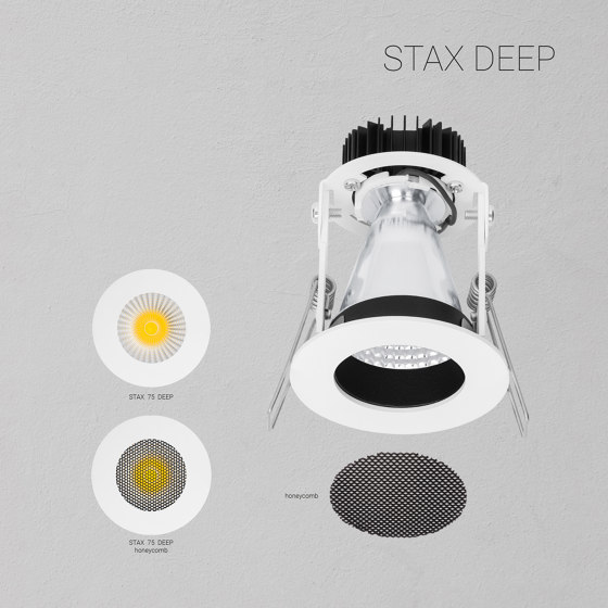 STAX 250 clear glass | Recessed ceiling lights | Liralighting