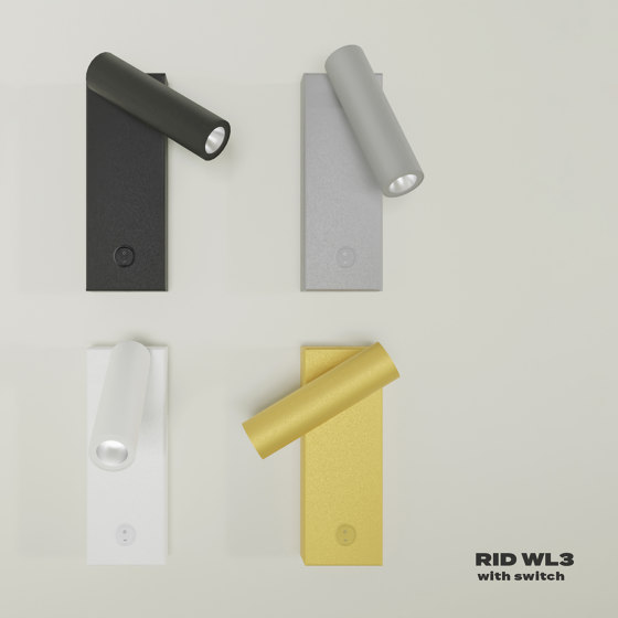 RID WL 3 - wall, without switch | Lámparas de pared | Zaho