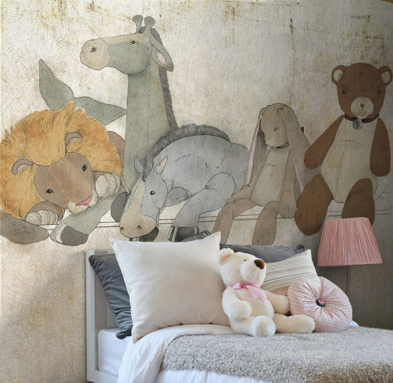 Little Zoo | 181_001 | Carta parati / tappezzeria | Taplab Wall Covering