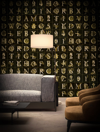 Monogram | 421_0031 | Wall coverings / wallpapers | Taplab Wall Covering