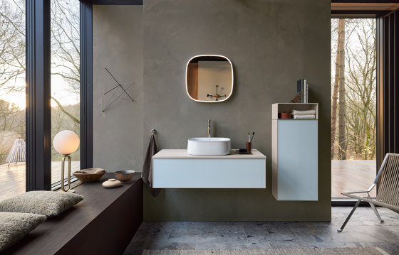 Zencha Vanity unit wall-mounted asymmetric | Meubles sous-lavabo | DURAVIT