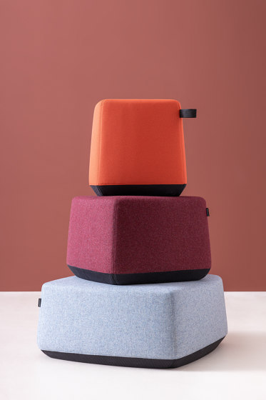 Allora Poufs Upholstered stool small | Poufs | Dauphin