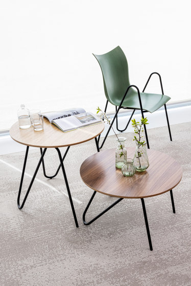PEEL wood lounge armchair green | Armchairs | VANK