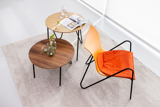 PEEL wood chair, orange | Chairs | VANK