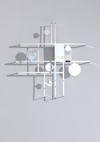 Manifesto ceiling lamp mirrored steel | Lampade plafoniere | Axolight