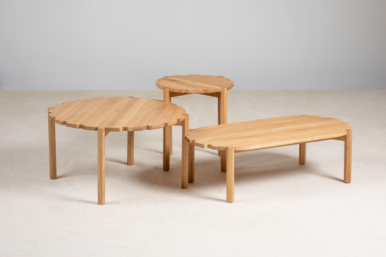 Pinion Side Table, D80, oak, natural oil | Mesas de centro | EMKO PLACE