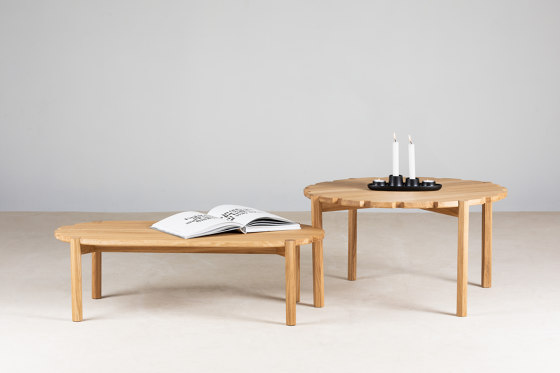 Pinion Side Table, D50, oak, natural oil | Side tables | EMKO PLACE