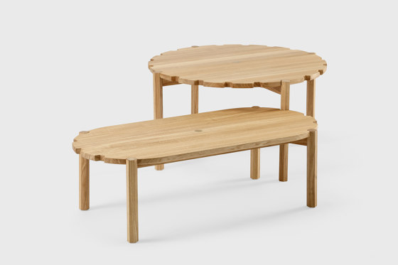Pinion Side Table, D80, oak, natural oil | Tavolini bassi | EMKO PLACE