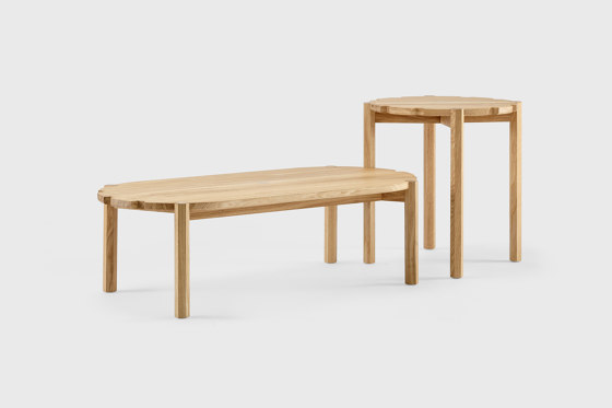 Pinion Side Table, D80, oak, natural oil | Mesas de centro | EMKO PLACE