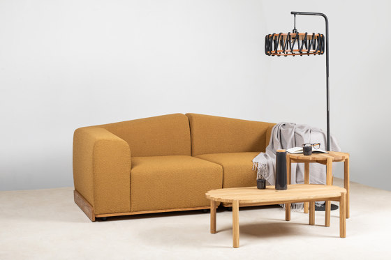 Saler Sofa, 2-seater, beige, Symphony Mills Copenhagen fabric | Sofas | EMKO PLACE