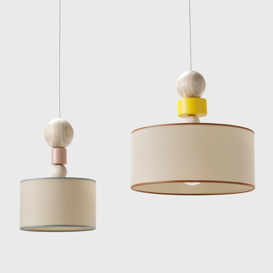 Spiedino Pendant Lamp, D40, pink/grey | Lámparas de suspensión | EMKO PLACE