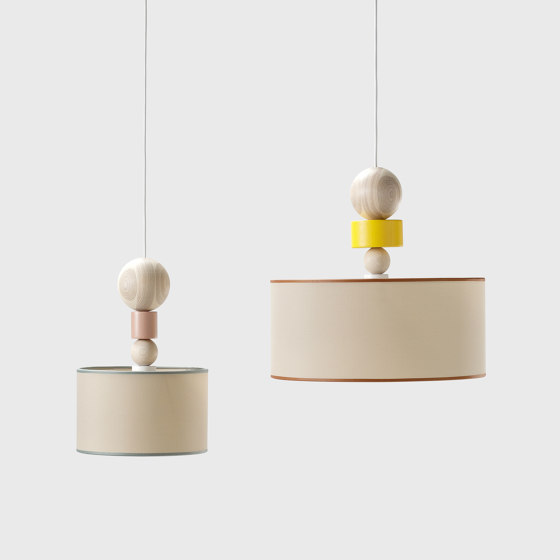 Spiedino Pendant Lamp, D24, pink/grey | Lámparas de suspensión | EMKO PLACE