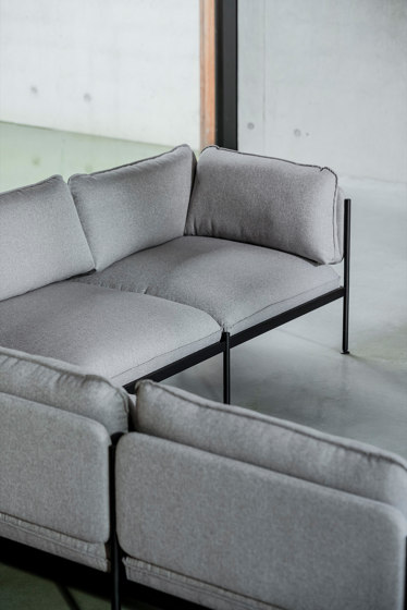 Toom Modular Sofa 3 Seater - Full | Graphite Black | Sofás | noo.ma