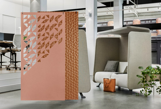Pendent Ion Duet 167 | Sound absorbing room divider | Woven Image