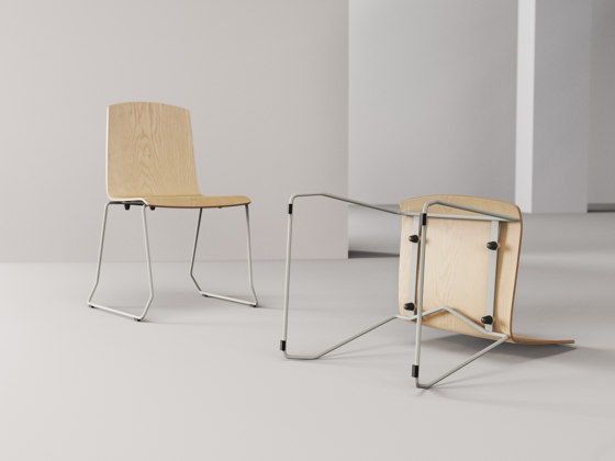 Aristo - Sled with Arm | Chaises | B&T Design