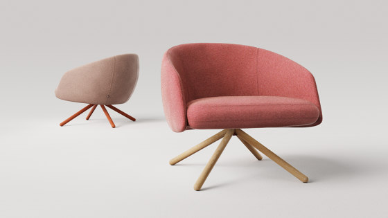 Bonny - Wood Swivel | Armchairs | B&T Design
