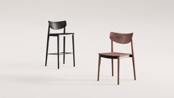 Dante Bar - Upholstered | Sgabelli bancone | B&T Design