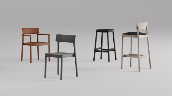 Mika Bar - without Backrest | Sgabelli | B&T Design