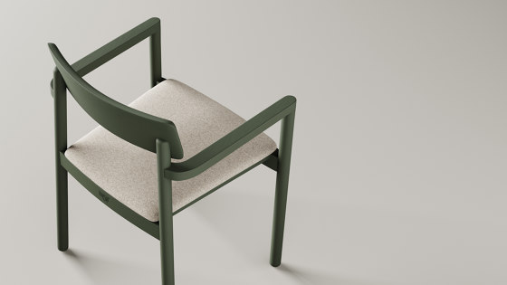 Mika Bar - Upholstered Seat without Backrest | Tabourets | B&T Design