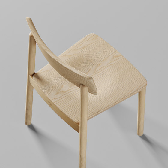 Mika - Upholstered Seat without Arm | Sedie | B&T Design