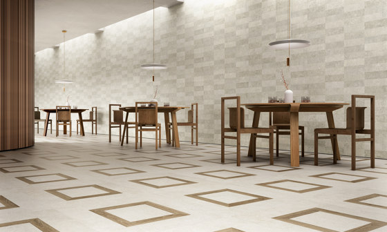 Lounge Decor | Decor Square Pearl | Keramik Fliesen | Novabell