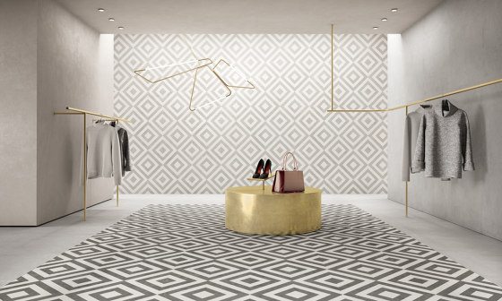 Lounge Decor | Decor Square Shadow | Ceramic tiles | Novabell